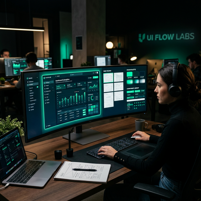 UI-Design Studio bei der Arbeit