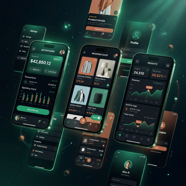 Multi-App UI Portfolio